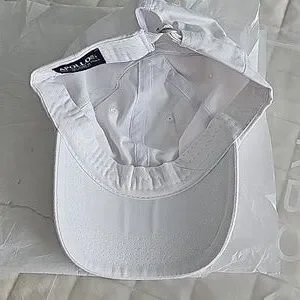 NWT Carbon38 Classic White Baseball Cap EUGE-23326-02325-WHTWHI-Lo-  main image 4
